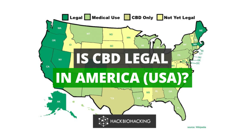 Is CBD Legal In The United States Of America? - Hack Biohacking